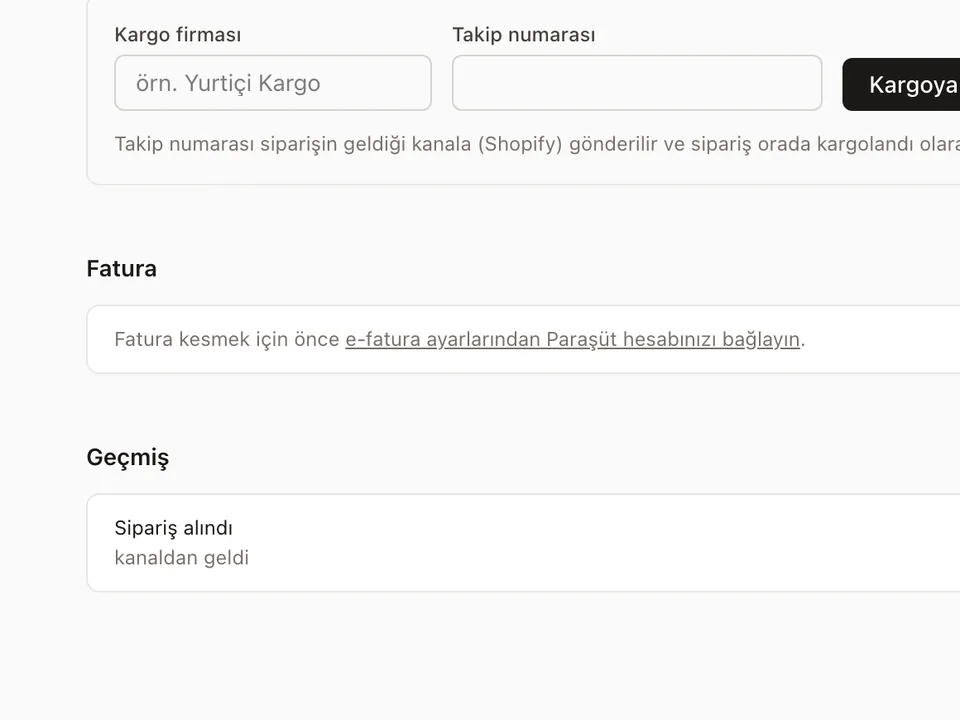 Panel screen: Follow the status